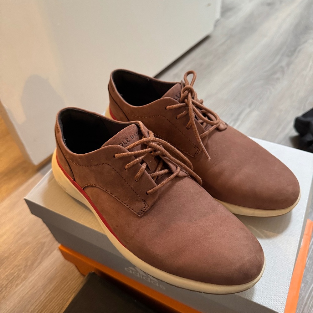 Cole Hann Shoes Men’s Brown Size 7 - Grand GD Troy Plain OX